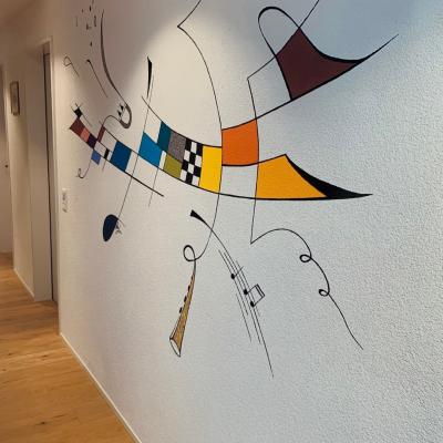 Hauseingang grafisch Melodis