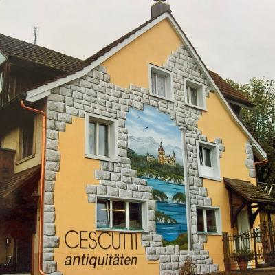 Fassade Gemäuer und Schloss
