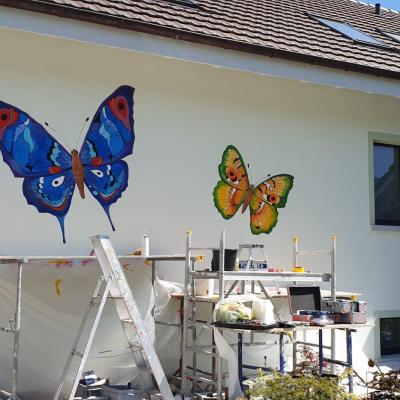 Fassade Schmetterlinge